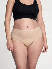 Soft Beige Leakproof Brief Set – 5 Pairs