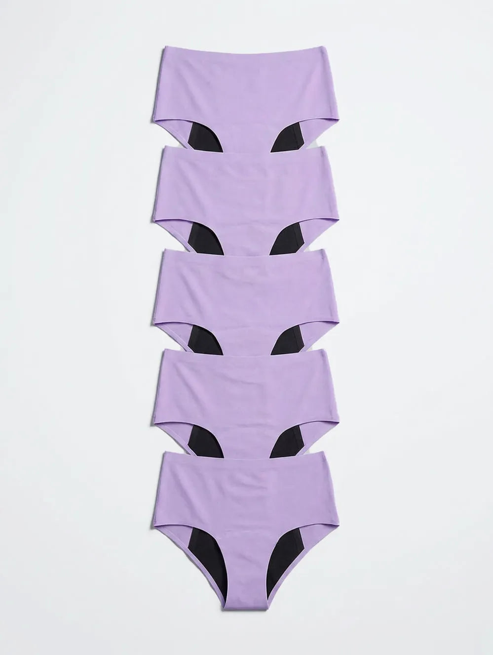 Lilac Comfort Leakproof Brief Set - 5 Pairs